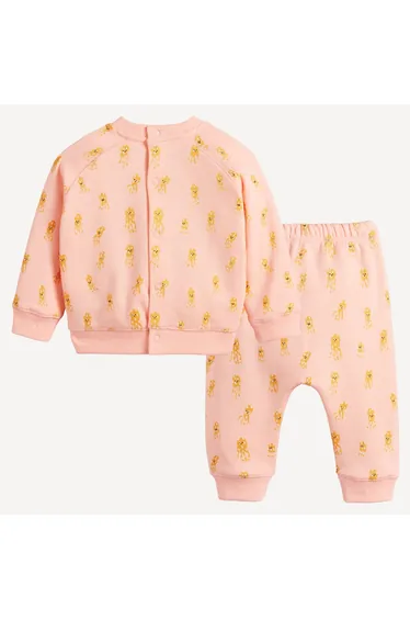 Fleece 2-Piece Outfit, Octopus Print Sweatshirt and Joggers