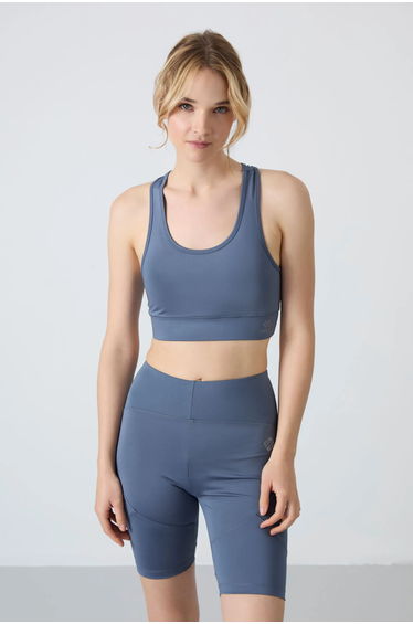 TOMMY Sleeveless Cropped Fitted Sports Top