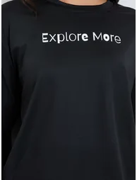 Women Slogan Print Regular Fit T-Shirt - 2
