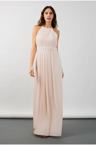 TFNC Serene Nude Maxi Dress