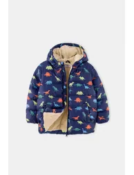 Navy Blue Boy's Coat - 2