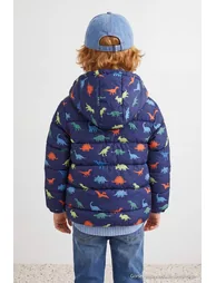 Navy Blue Boy's Coat - 6