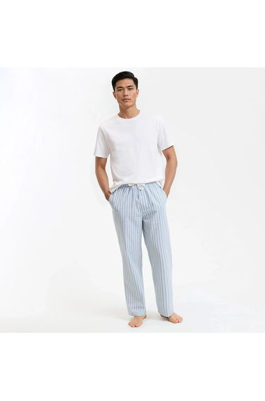 Striped Cotton Pyjama Bottoms
