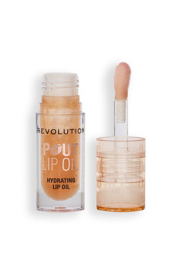 Revolution Pout Lip Oil Honey Shimmer