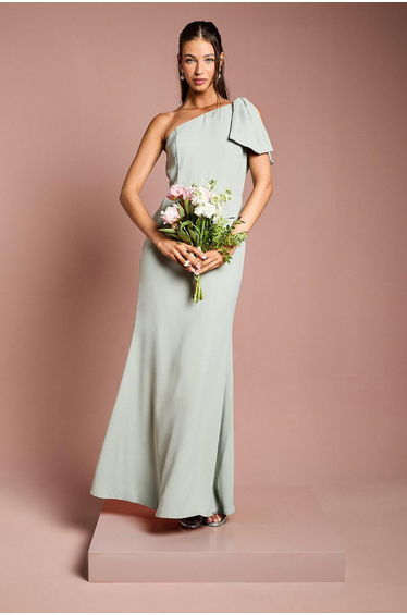 Coast Honoured Bow One Shoulder Maxi Dress