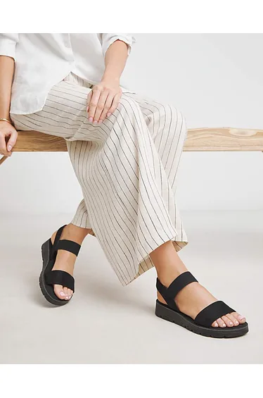 Stretchy Strap Sandal Ex Wide