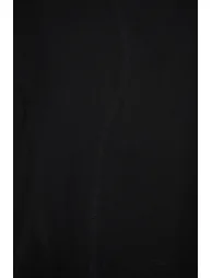 Black 100% Cotton Cutout Detailed Relaxed Crop Knitted T-Shirt - 4