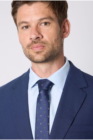Navy Ditsy Floral Tie
