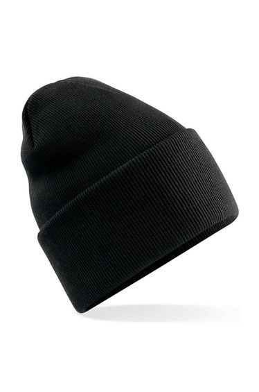 Beechfield Unisex Adult Original Recycled Deep Cuffed Beanie - Black