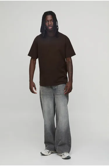 Basic Baggy Fit Jeans - stone