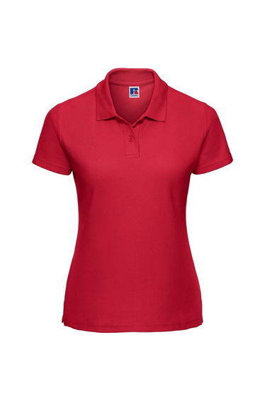 Russell Womens/Ladies Classic Plain Polycotton Polo Shirt - Classic Red