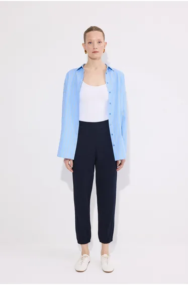 بنطلون محبوك إيلاستيك