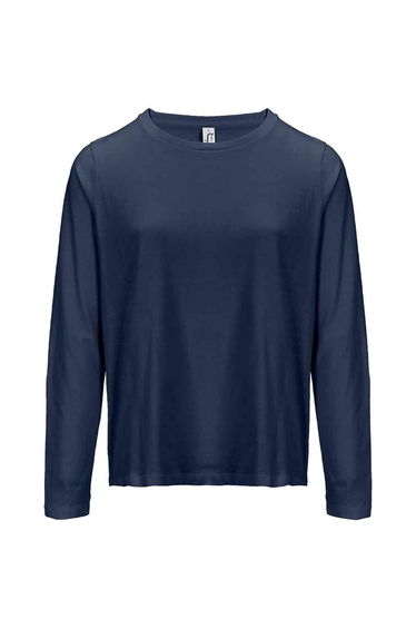 SOLS Womens/Ladies Monarch Long-Sleeved T-Shirt - Navy