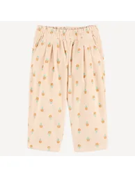 Floral Print Carrot Trousers