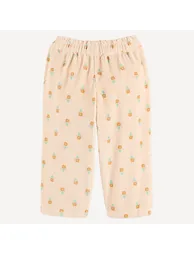 Floral Print Carrot Trousers - 2