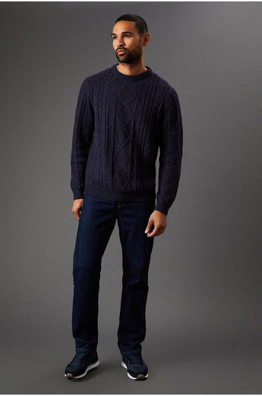Cable Crew Neck Jumper