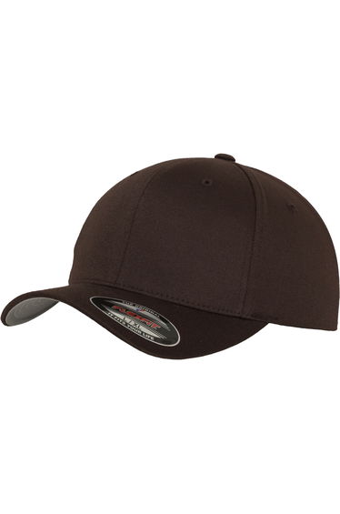 Yupoong Mens Flexfit Fitted Baseball Cap (Pack of 2) - Brown