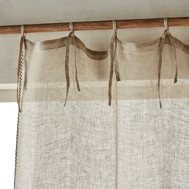 Delhia Sheer Linen Voile Curtain - 1