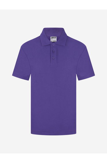 Zeco Kids School Polo Shirt in Purple