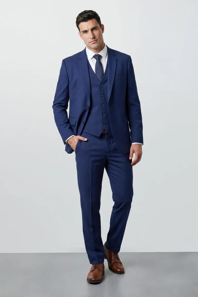 Plus & Tall French Navy Essential Suit Jacket