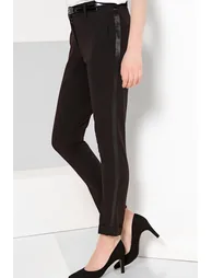 Tuxedo Straight Ankle Grazer Trousers, Length 26.5''