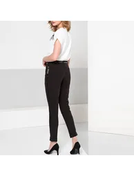 Tuxedo Straight Ankle Grazer Trousers, Length 26.5'' - 3