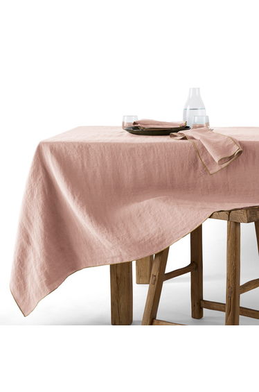 Helmati 100% Washed Hemp Tablecloth