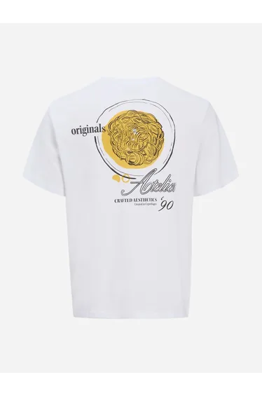 Jorhydra Back Sketch Short Sleeve Crew Neck T-Shirt