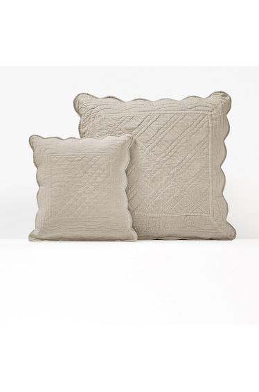 Scenario Quilted Cotton Cushion Cover
