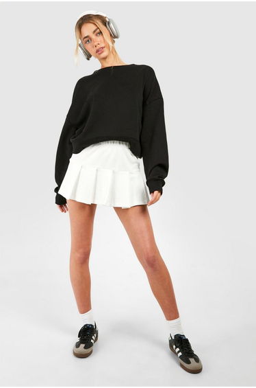 Loopback Pleated Tennis Skirt