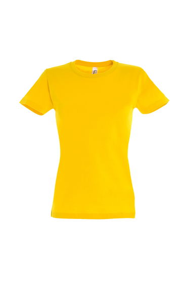 SOLS Womens/Ladies Imperial Heavy Short Sleeve T-Shirt - Gold