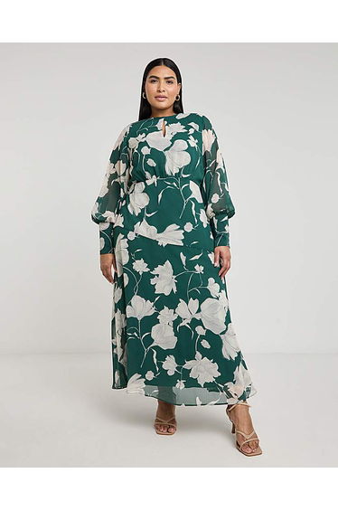 Joanna Hope Long Sleeve Maxi Dress