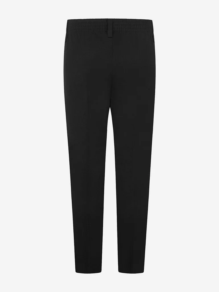 Zeco Boys School Slim Fit Trousers in Black - 1