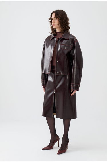 Faux Leather Jacket