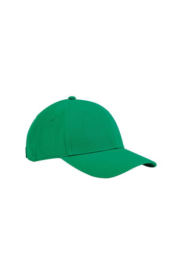 Beechfield Childrens/Kids Classic 6 Panel Organic Cotton Cap - Kelly Green