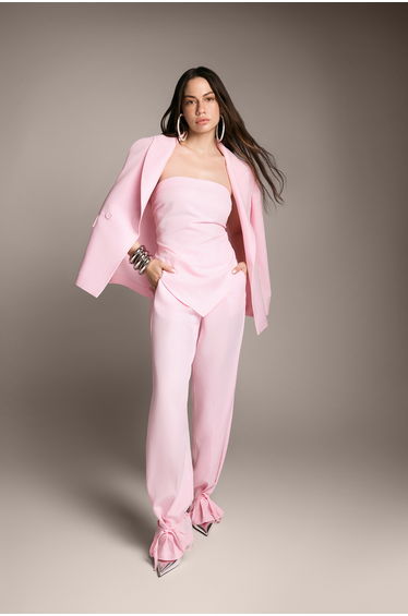 Trendyol Studio Pink Woven Blazer Jacket