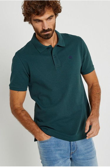 Les Signatures - Organic Cotton Polo Shirt with Short Sleeves