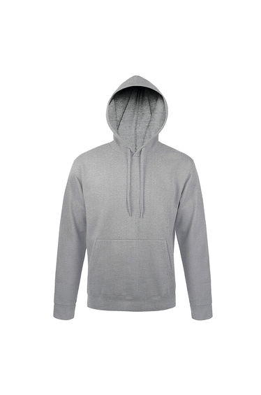 SOLS Snake Unisex Hooded Sweatshirt / Hoodie - Grey Marl