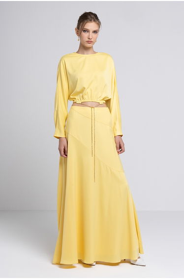 A-line Crepe skirt
