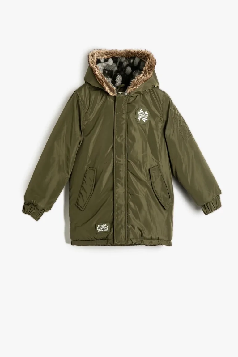 Boys' Khaki Coat - 2
