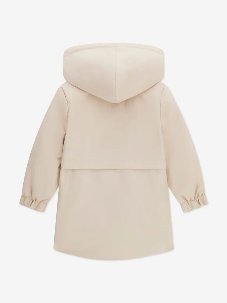 Guess Girls Padded Trench Coat in Beige - 1