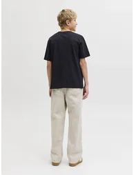 Printed T-Shirt with Short Sleeves - 2