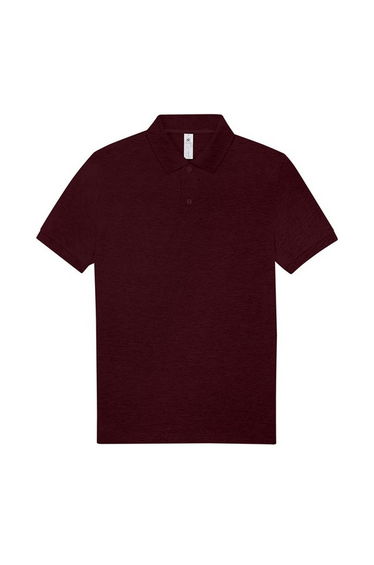 B&C Mens My Polo Shirt - Heather Burgundy