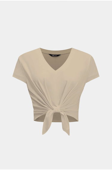 Tie Front Short Sleeve T-Shirt