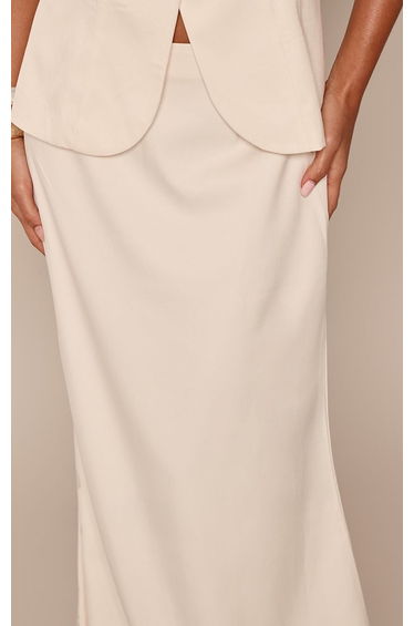 Almond Tailored Maxi Skirt Co-ord product thumbnail 4