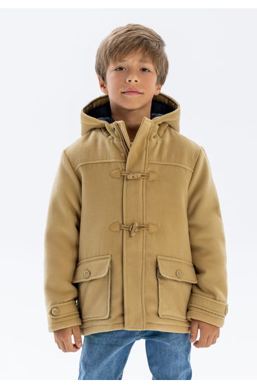 Boys Padded Jacket with Bicolor Lining