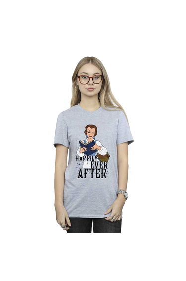 Beauty And The Beast Girls Happily Ever After T-Shirt - Sport Grey