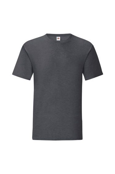 Fruit Of The Loom Mens Iconic T-Shirt - Dark Heather