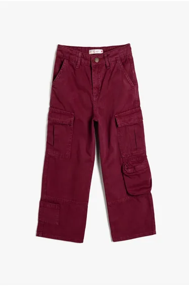 Claret Red Girl Jeans