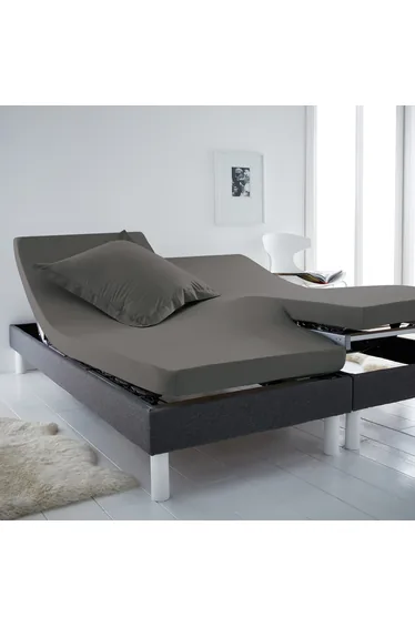 شرشف سرير قطن جيرسية إستريتش بحواف مطاطية